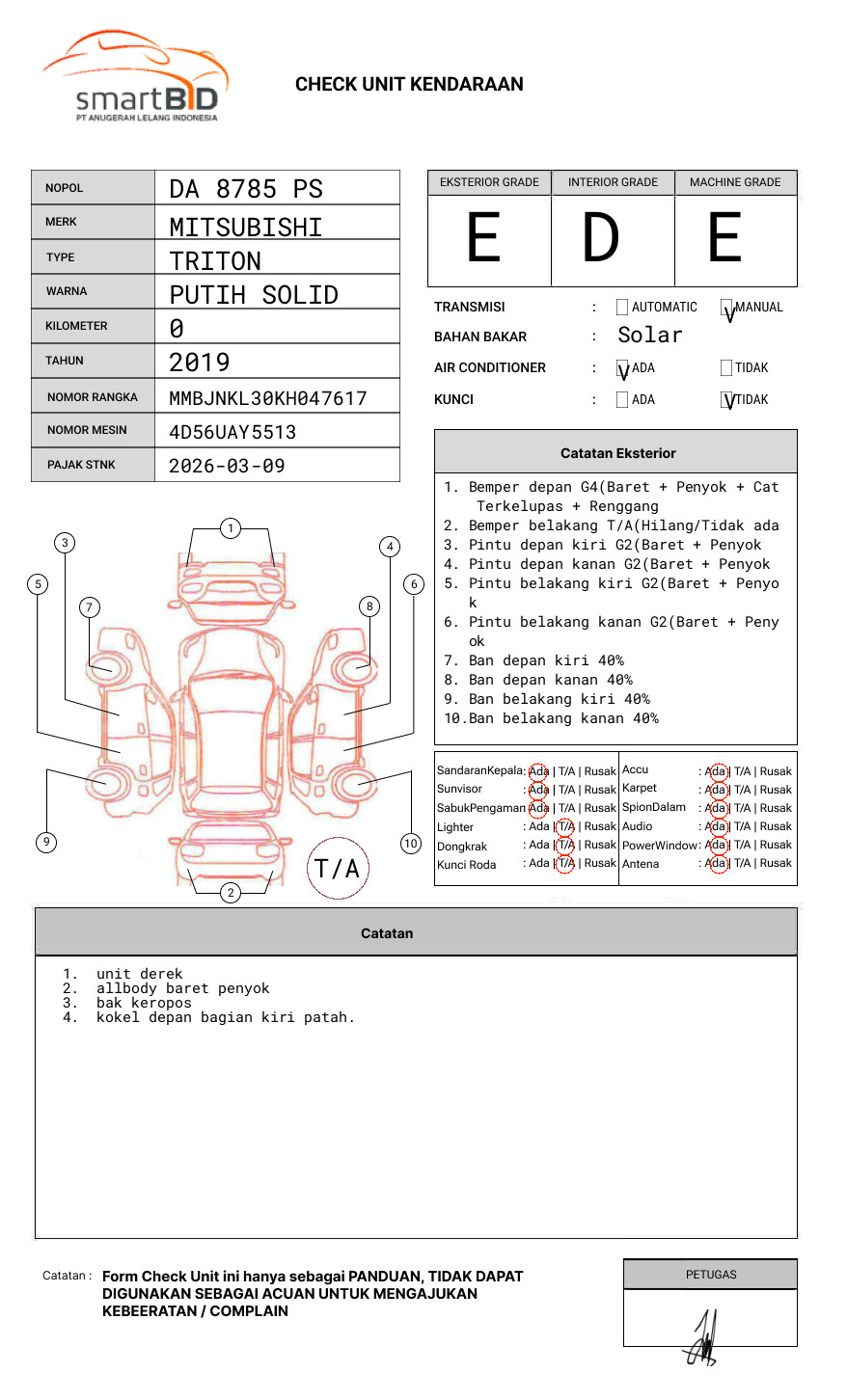 MITSUBISHI DC HDX 4X4