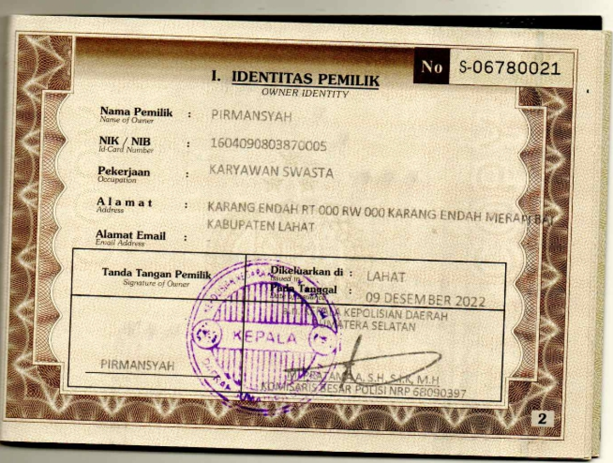 HONDA BR-V DG3 1.5L S