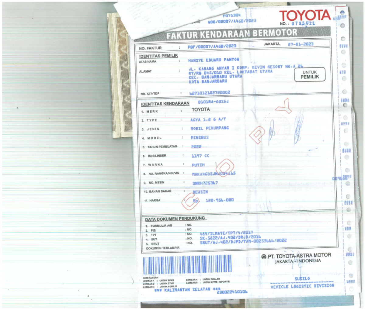 TOYOTA AGYA G A/T