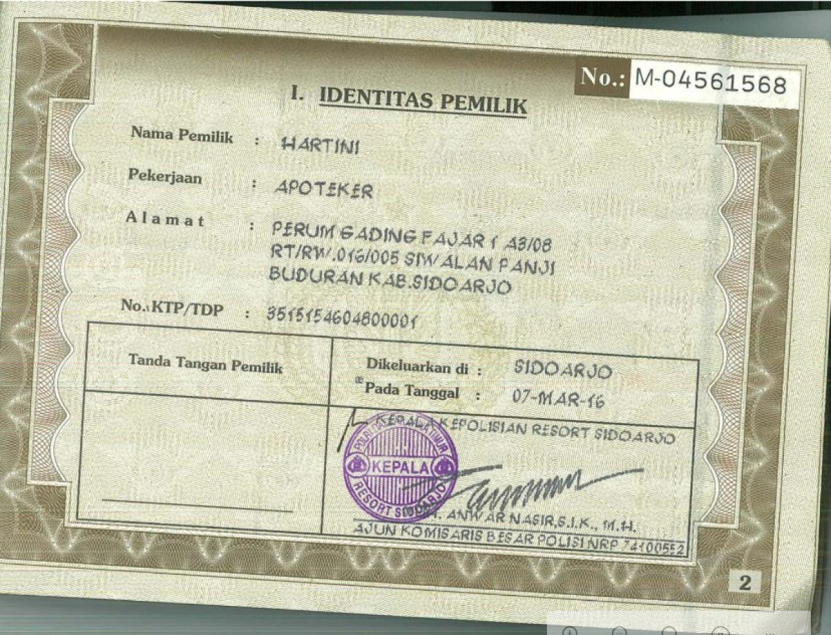 HONDA BRIO SATYA DD1 1.2 E