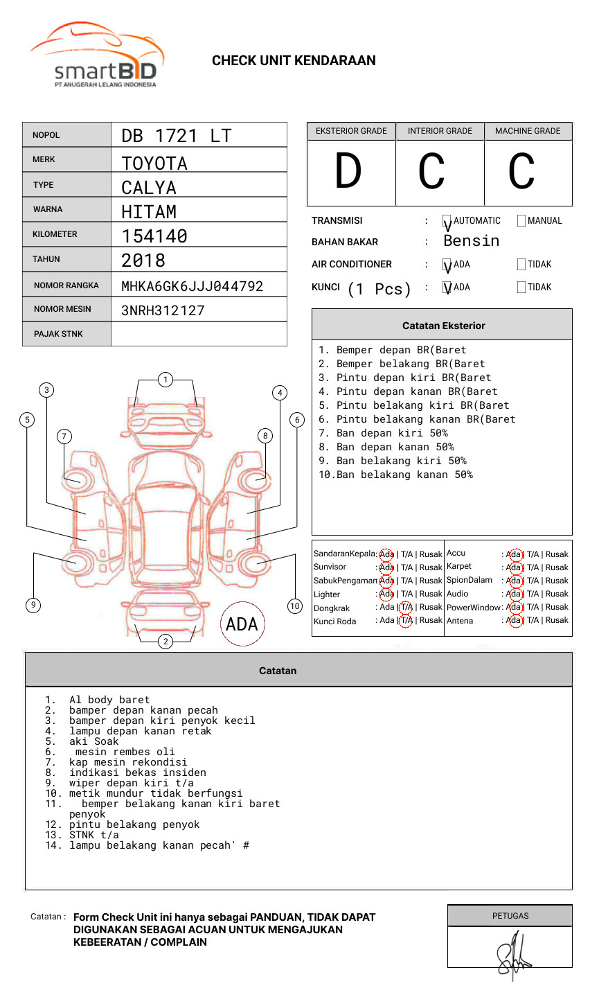 TOYOTA  CALYA  1.2 G A/T
