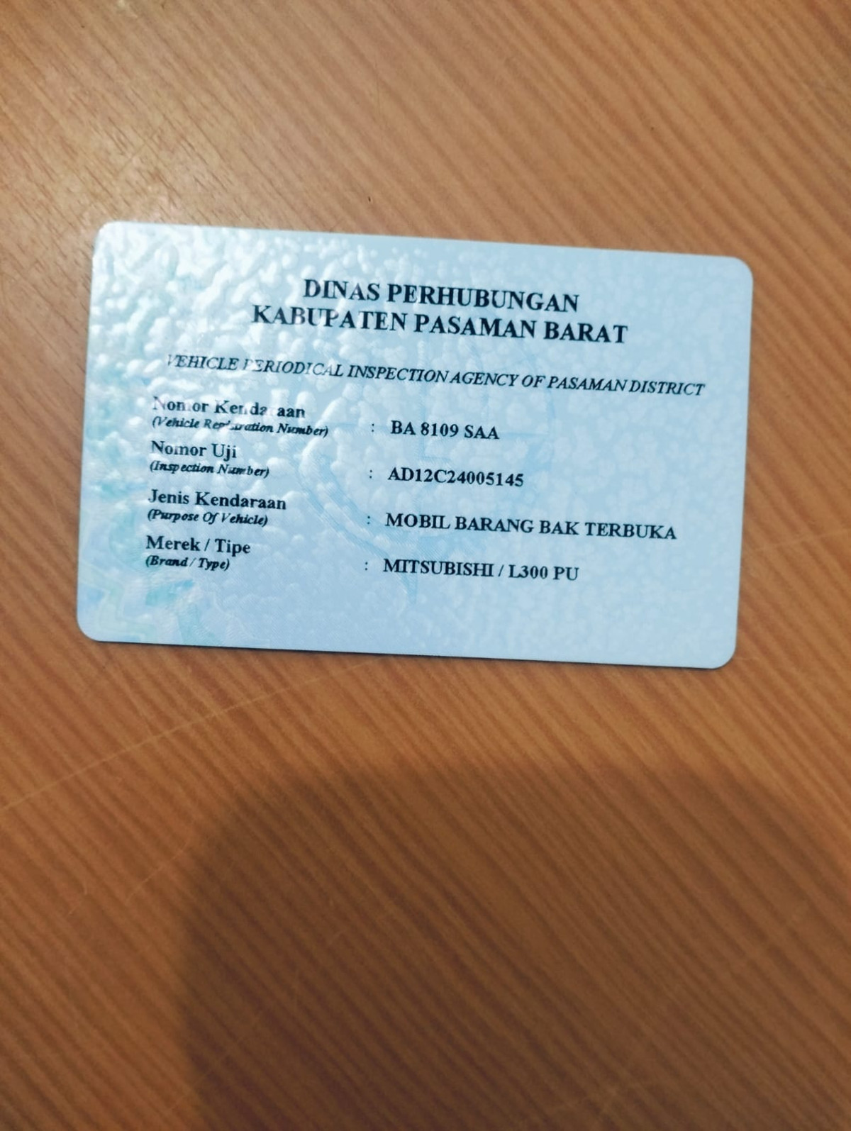 MITSUBISHI  L 300 L300 PU FB-R (4X2)