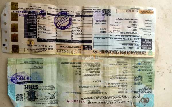 TOYOTA FORTUNER G 2.5