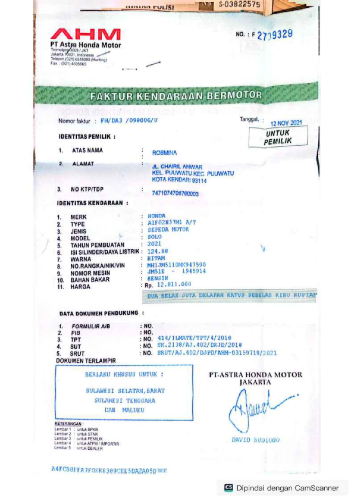 HONDA VARIO 125 eSP CBS