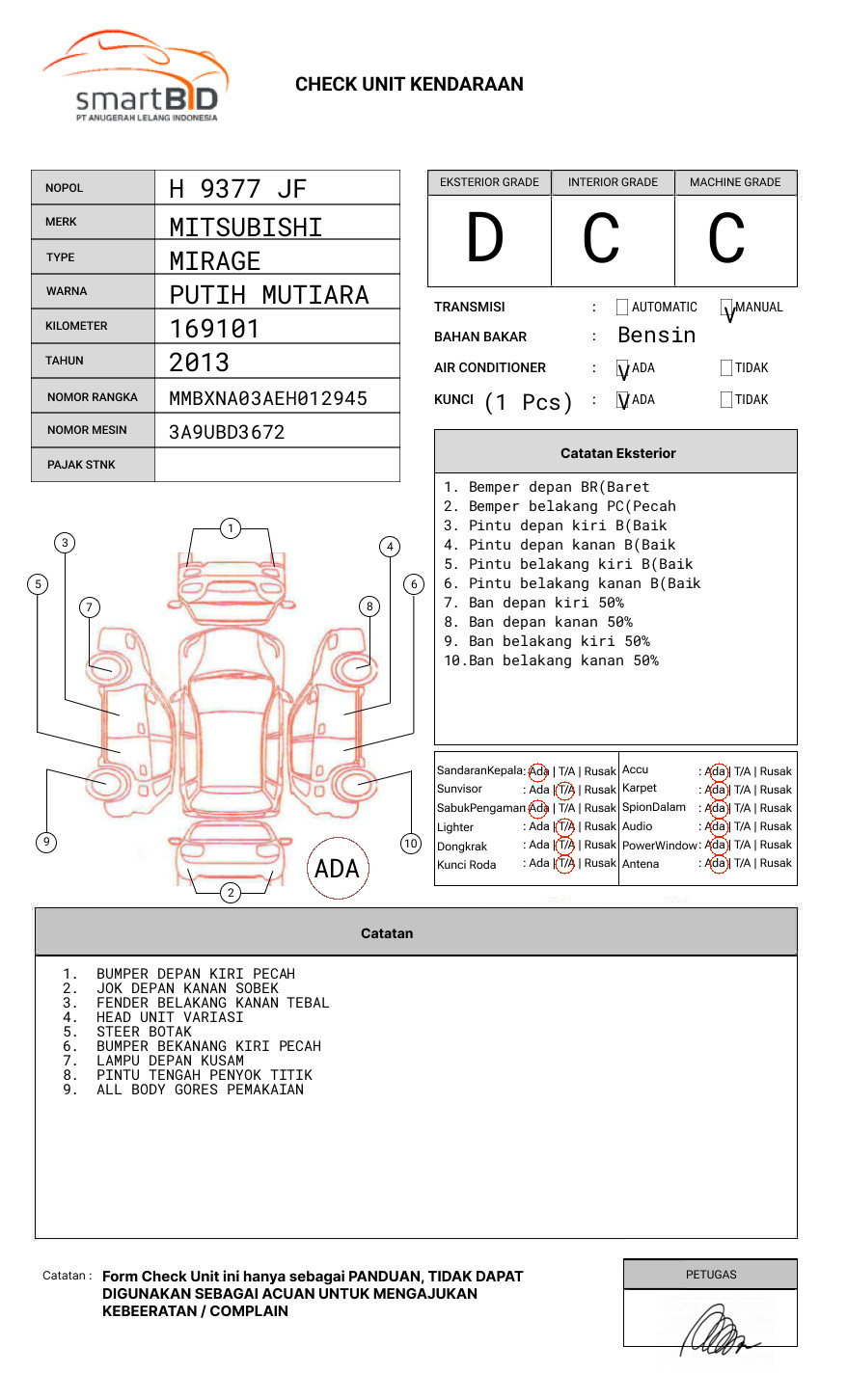 MITSUBISHI  MIRAGE  1.2L GLX
