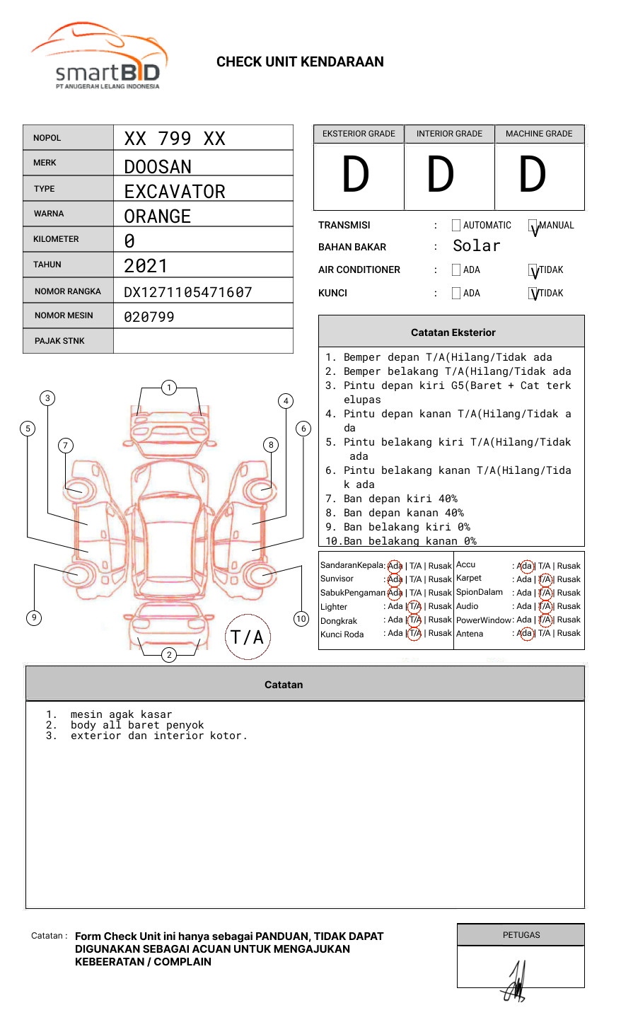 DOOSAN  EXCAVATOR DX520LCA