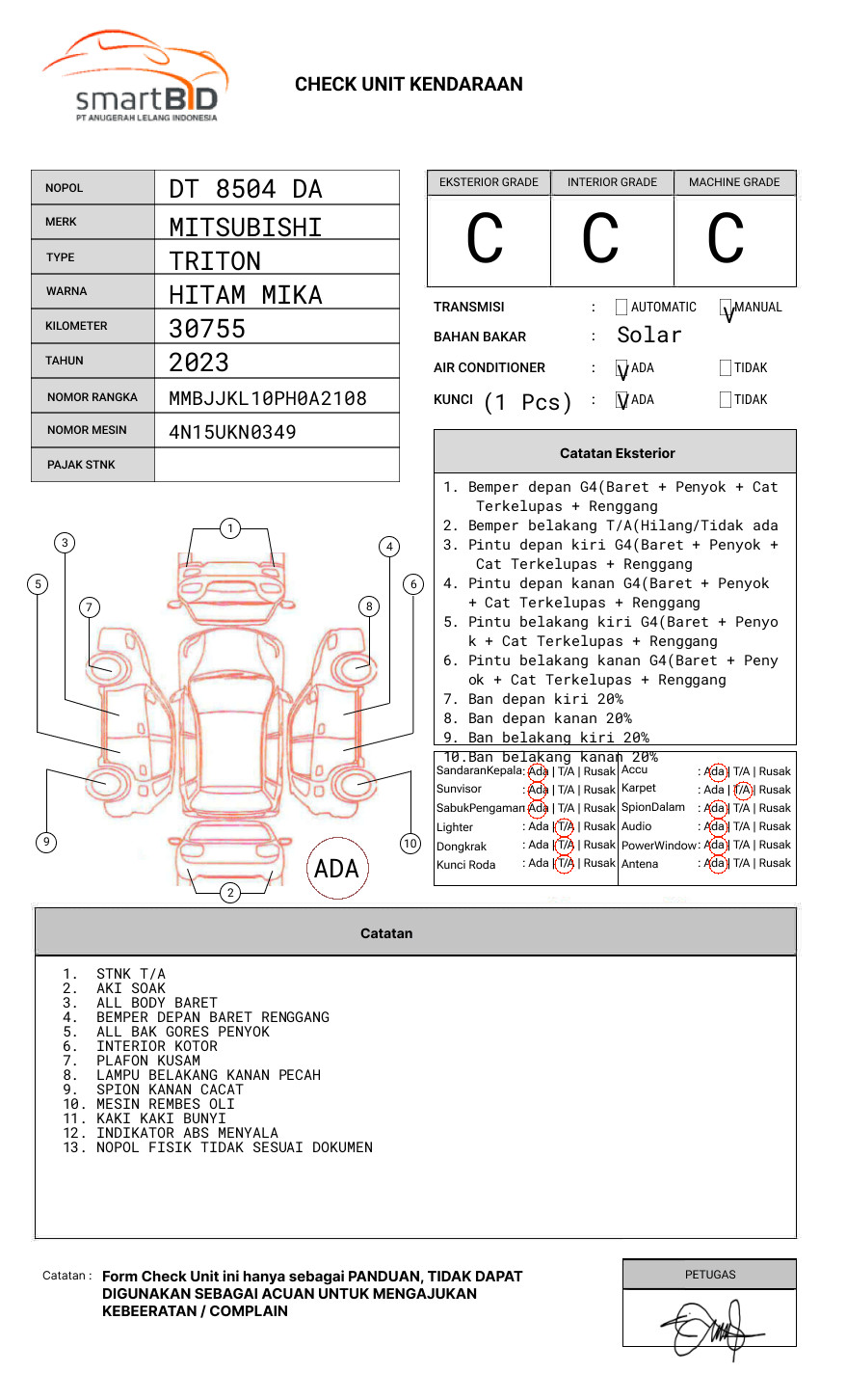 MITSUBISHI DC EXCEED (4X4)