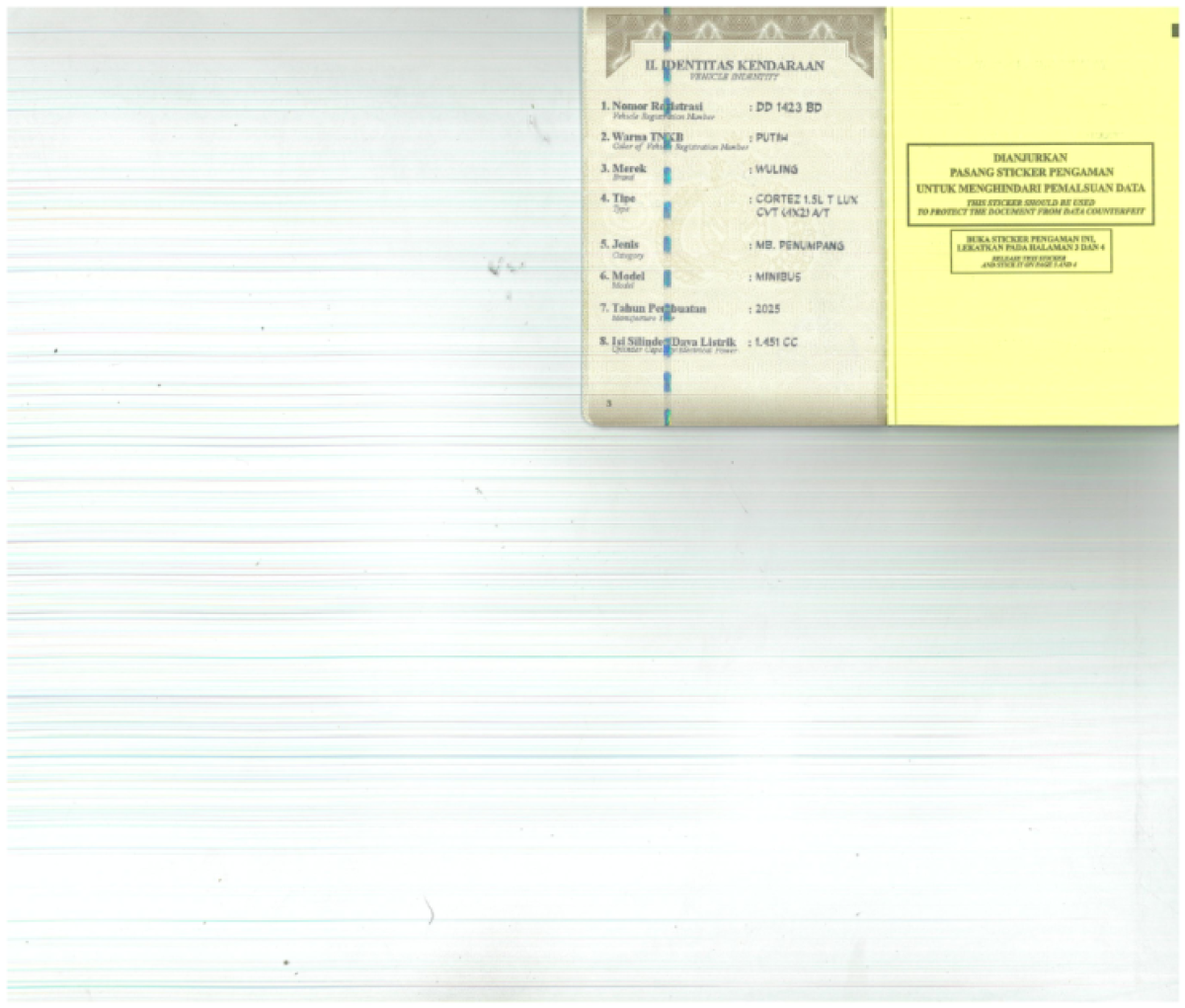 WULING CORTEZ 1.5 LUX