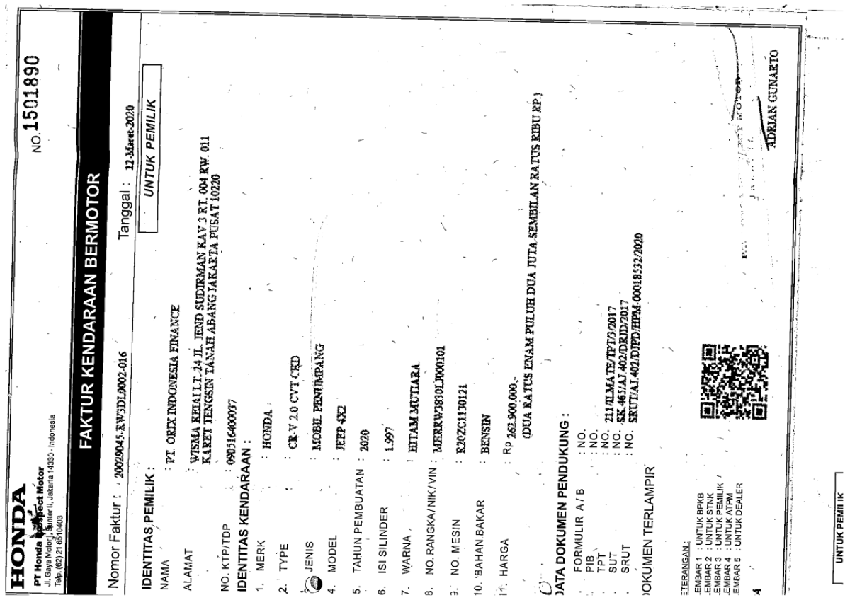 HONDA CR-V 2.0 CVT CKD