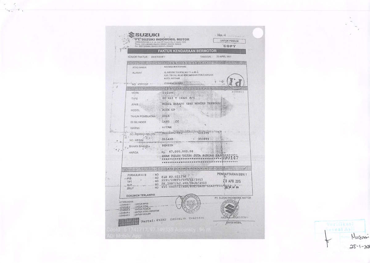 SUZUKI  CARRY MEGA  P.U