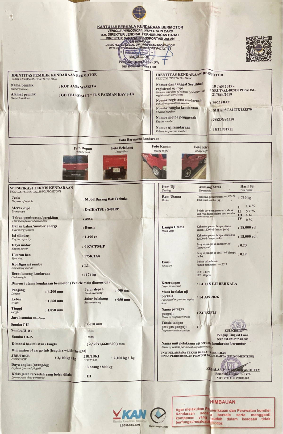 DAIHATSU GRAN MAX PICK-UP