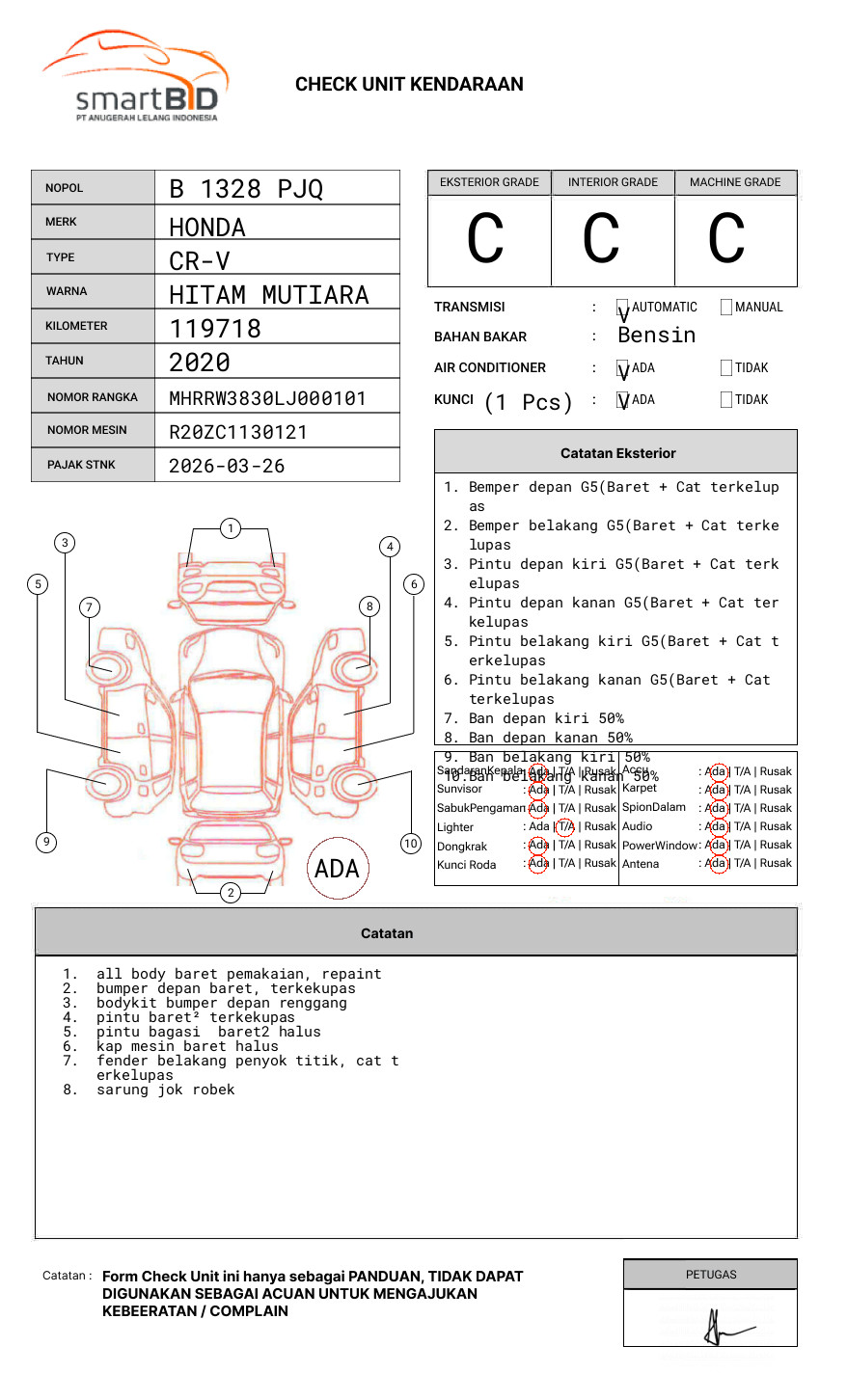 HONDA CR-V 2.0 CVT CKD