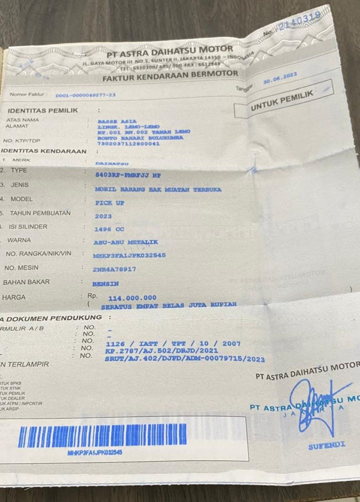 DAIHATSU  GRAN MAX  PICK-UP