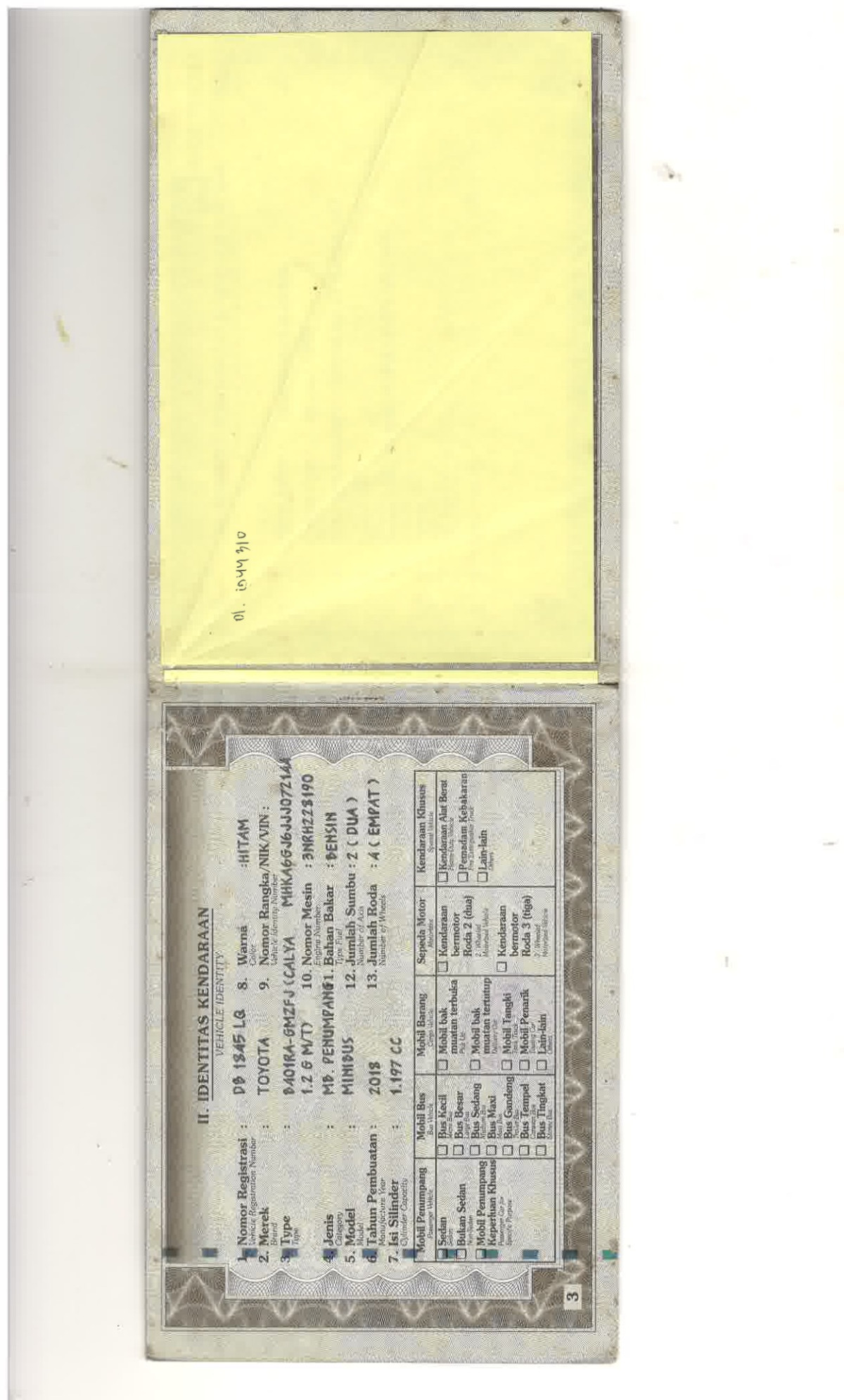 TOYOTA CALYA 1.2 G M/T