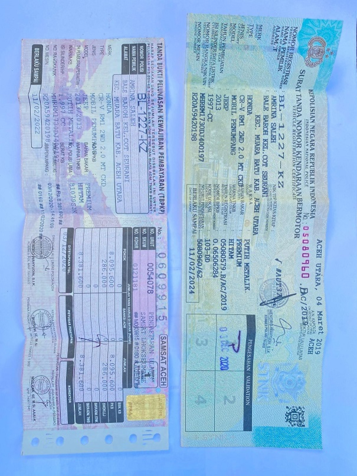 HONDA  CR-V  RM1 2WD 2.0