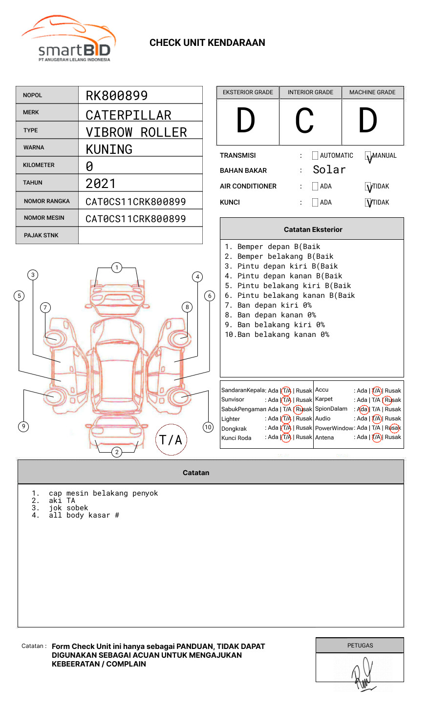 CATERPILLAR VIBROW ROLLER
