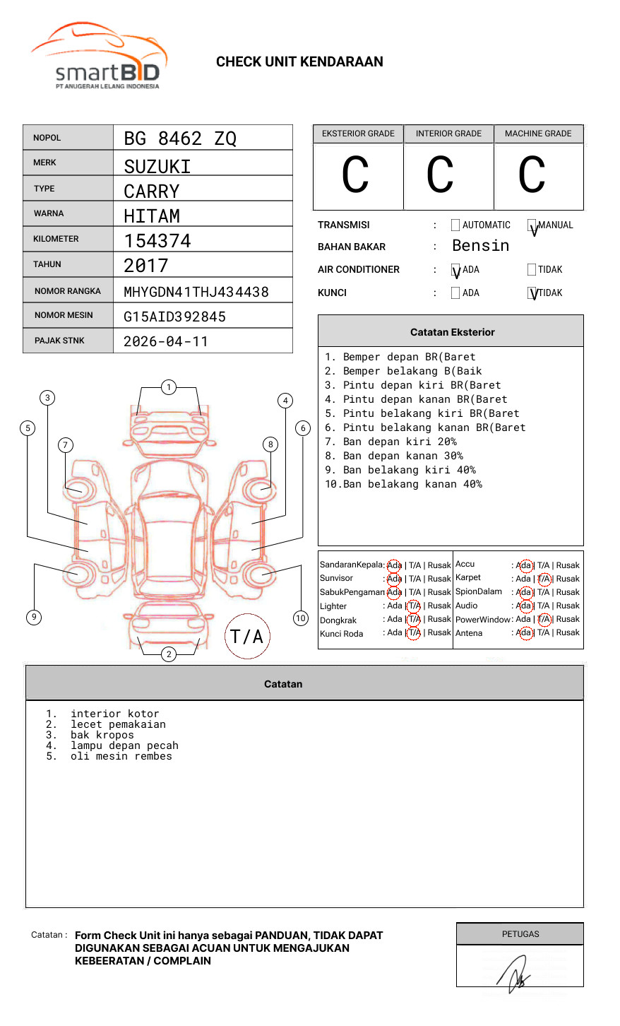 SUZUKI MEGA CARRY P.U