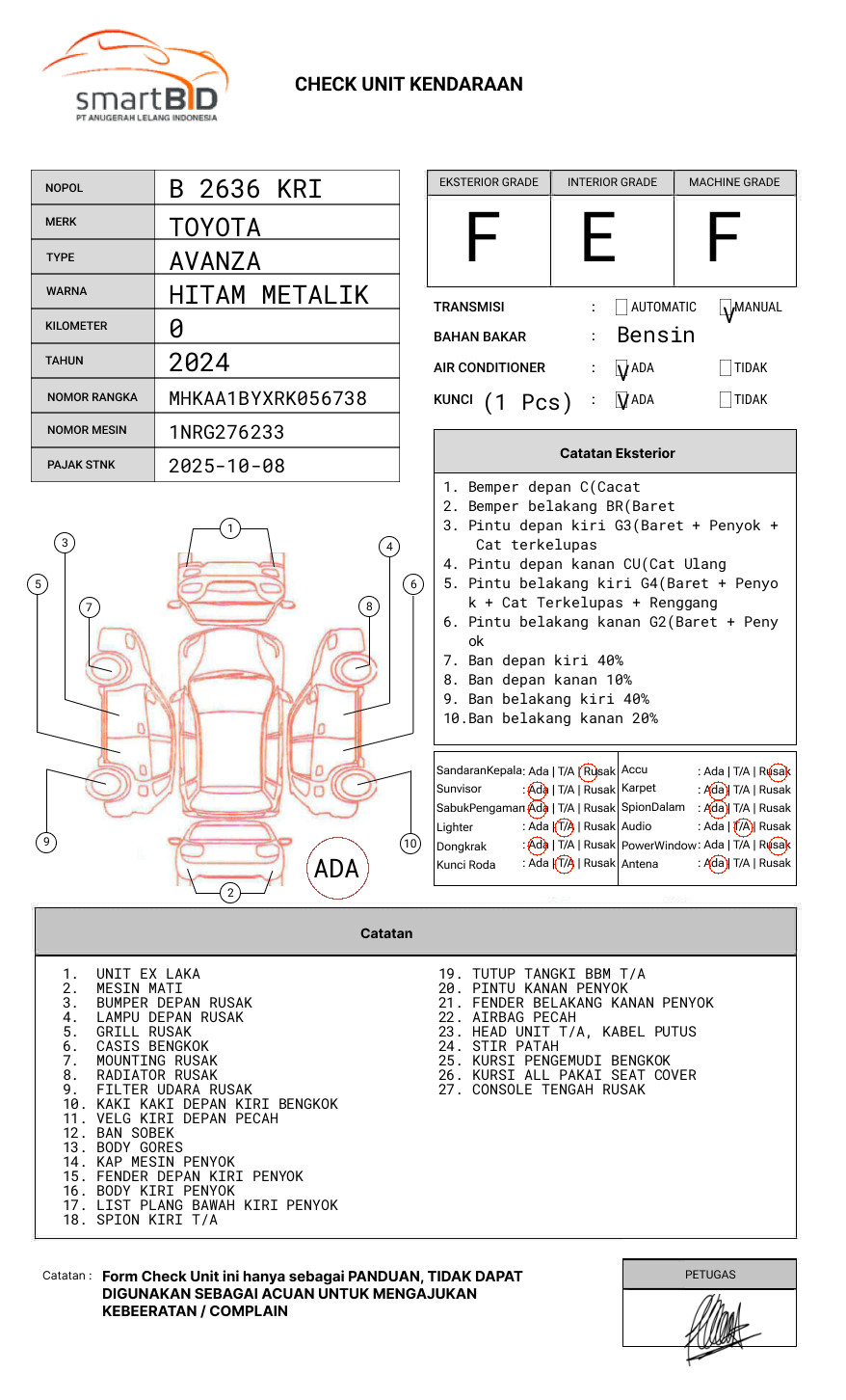 TOYOTA  AVANZA  1.3 E