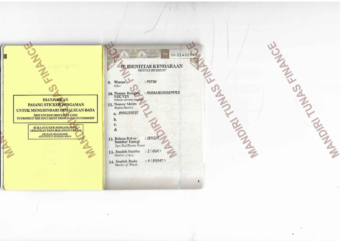 TOYOTA AVANZA  1.3 E