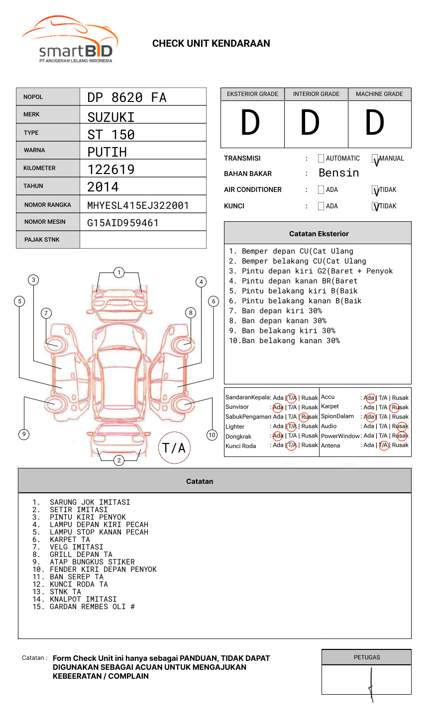 SUZUKI  ST 150  PICK UP