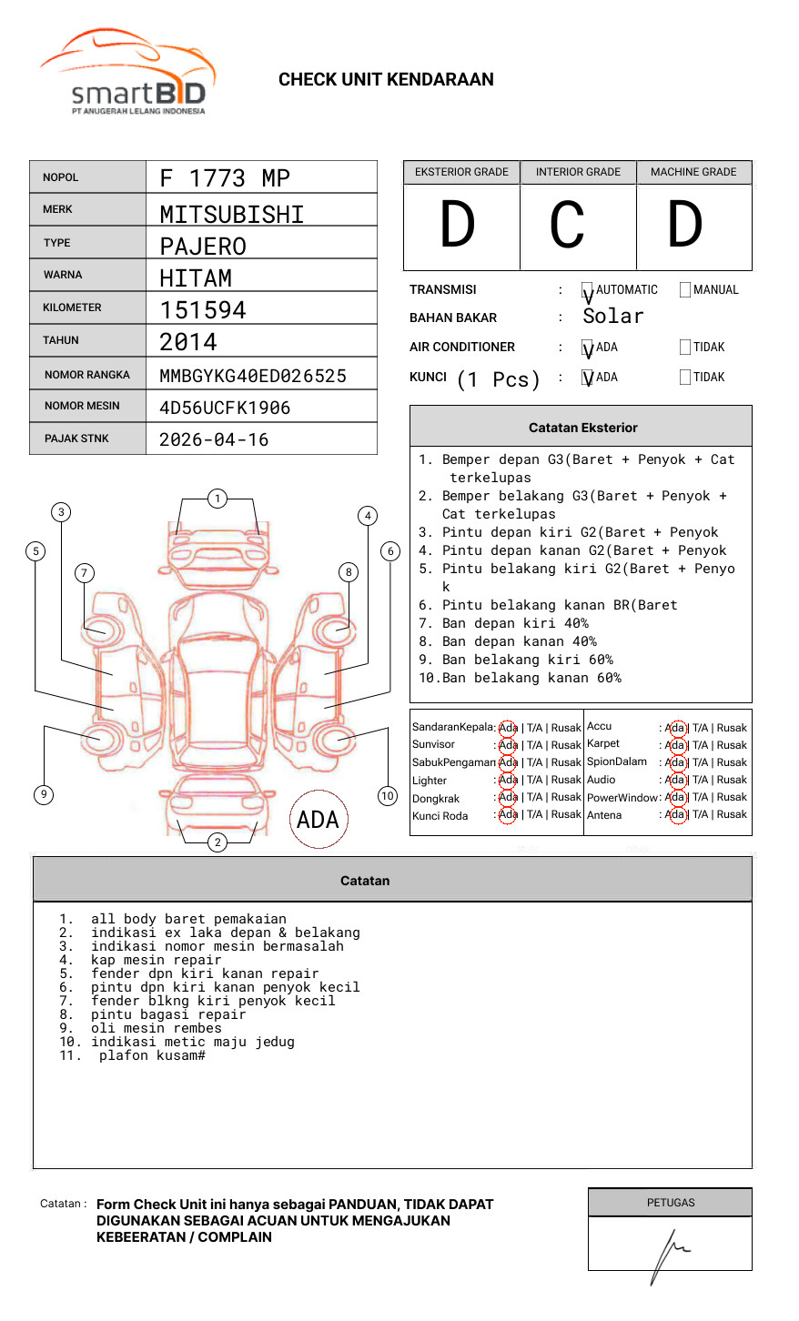 MITSUBISHI PAJERO SPORT 2.5HP-E