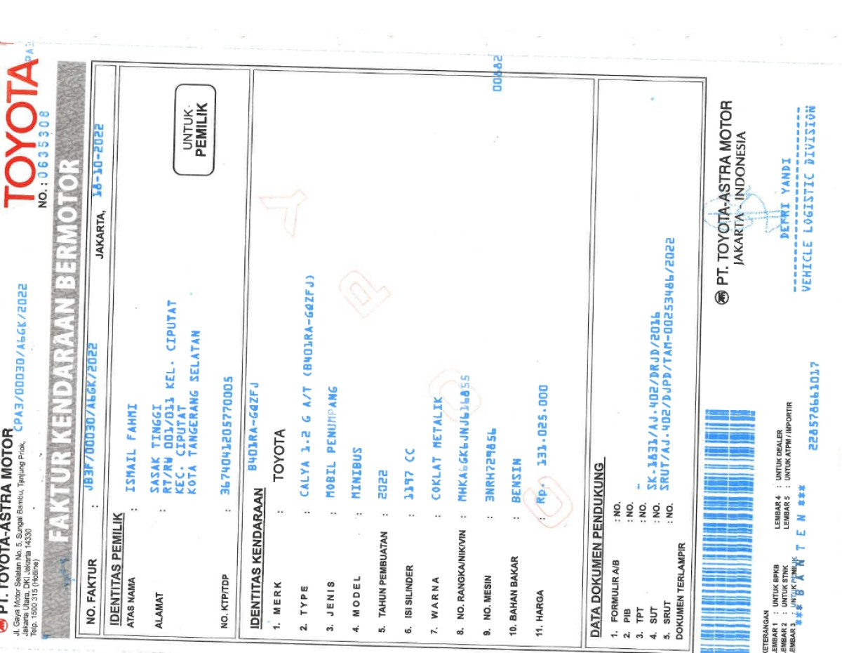 TOYOTA CALYA 1.2 G A/T
