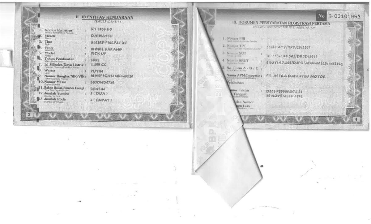 DAIHATSU GRAN MAX PU AC PS 1.5