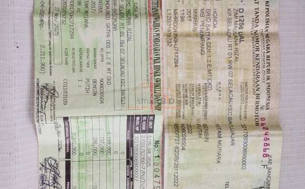 HONDA BRIO SATYA DD1 1.2 E