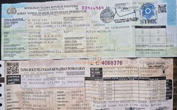 TOYOTA ALPHARD 2.5 G