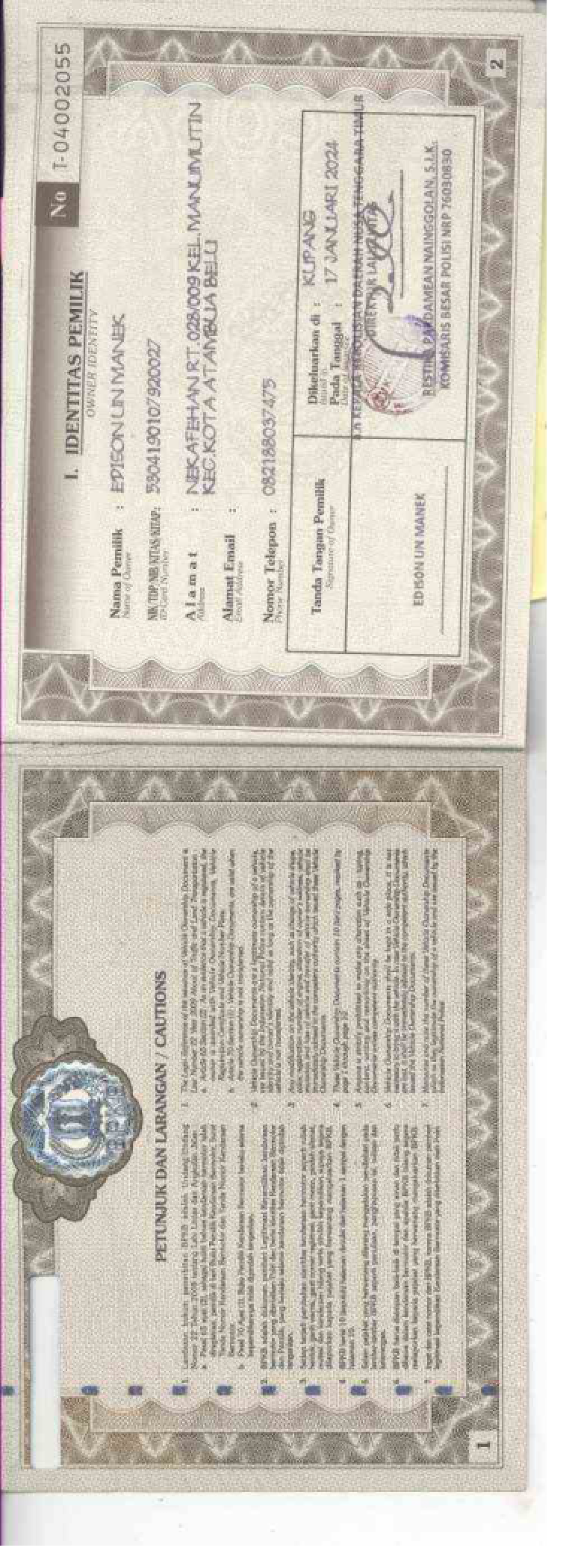 DFSK  DXK 1021TYQ1 1.5 AC STD (4X2) MT