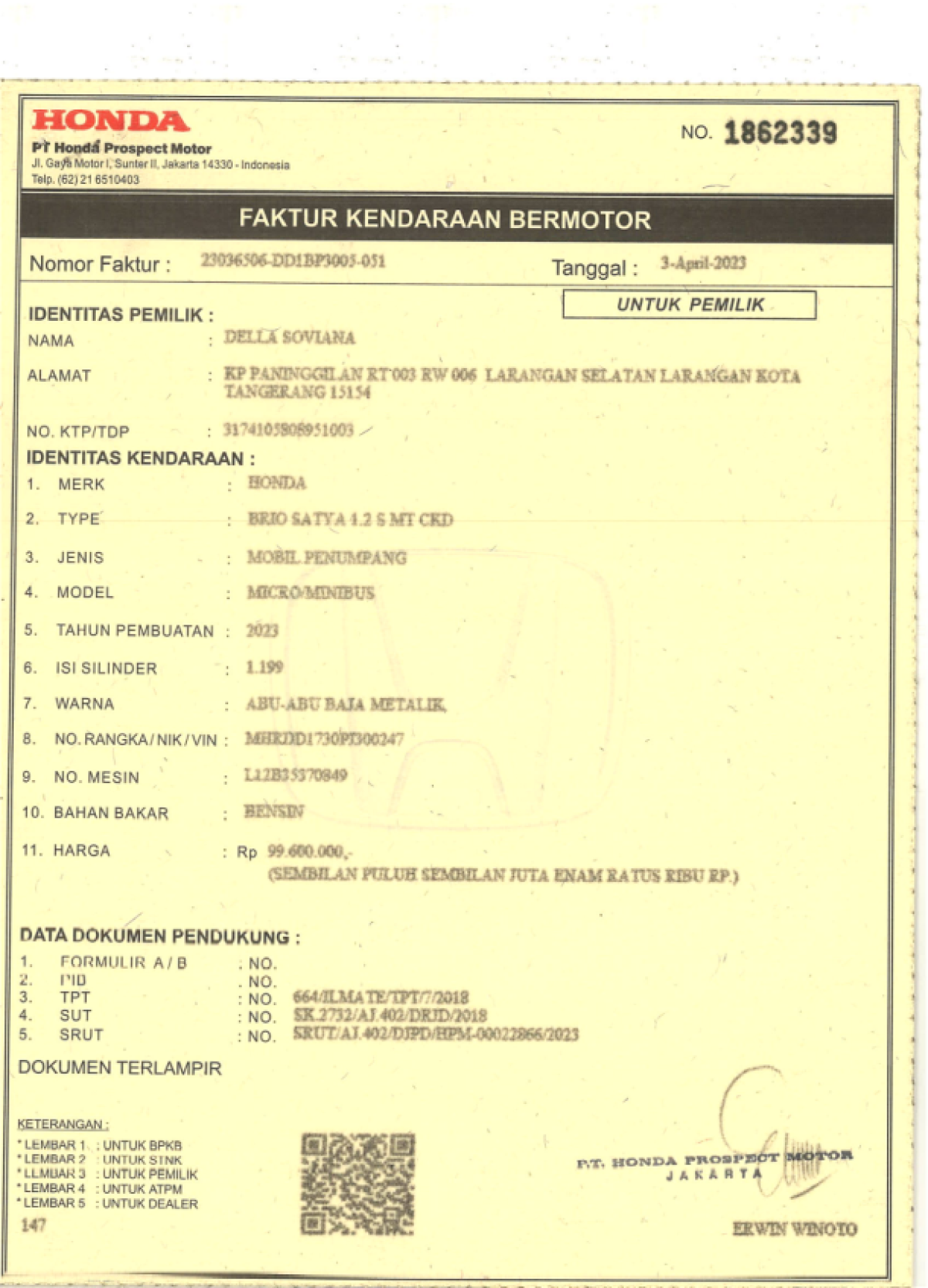 HONDA  BRIO  SATYA 1.2 S