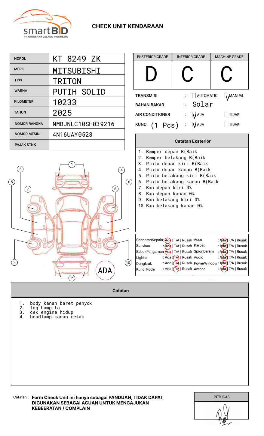 MITSUBISHI  TRITON DC HDX 4X4