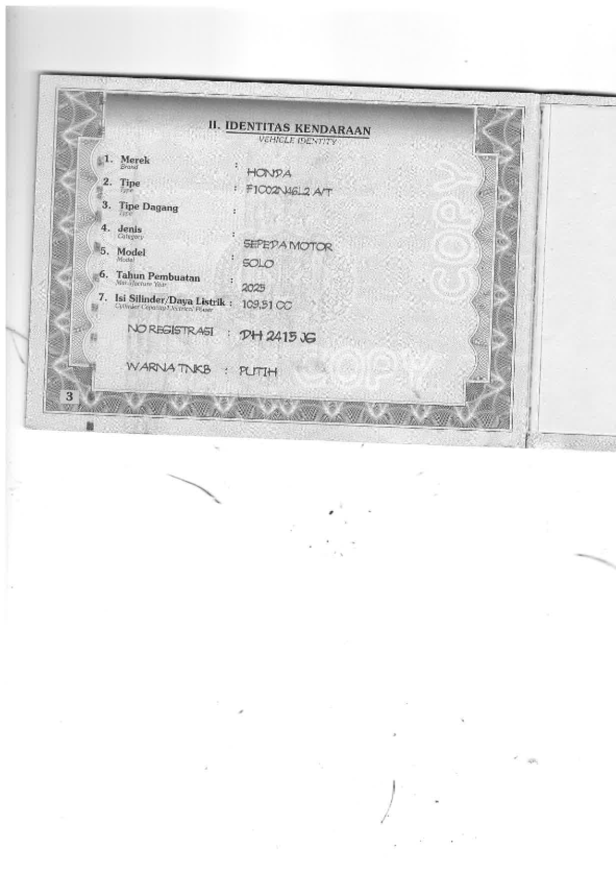 HONDA SCOOPY PRESTIGE