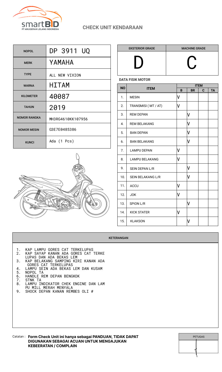 YAMAHA ALL NEW VIXION