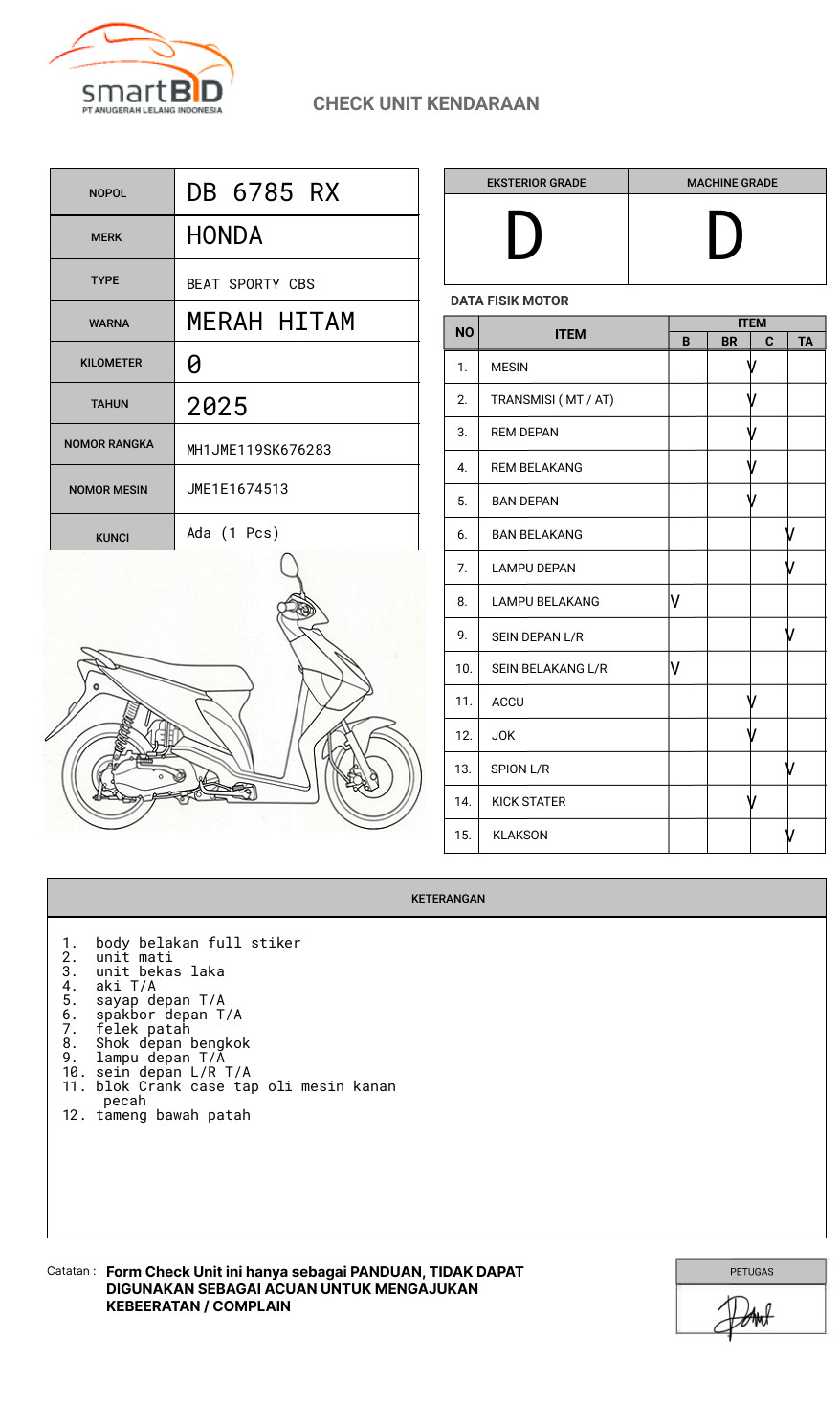 HONDA BEAT SPORTY CBS