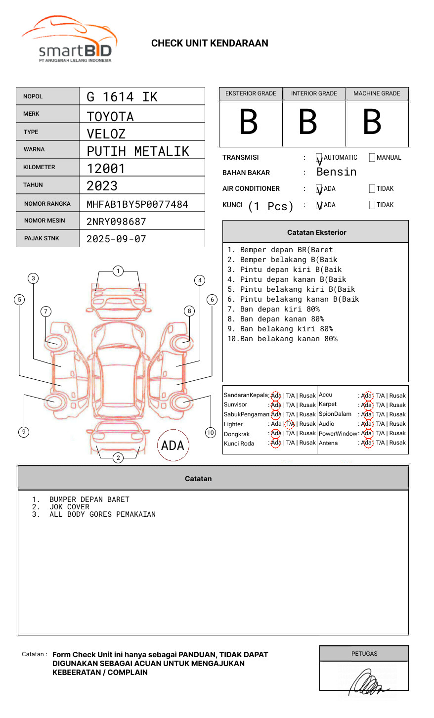 TOYOTA VELOZ 1.5 Q CVT