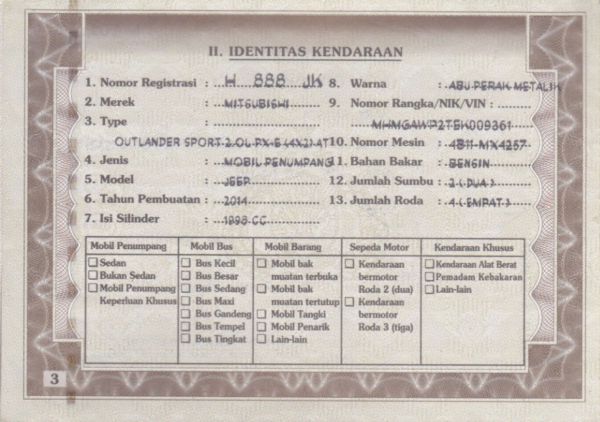 MITSUBISHI  OUTLANDER SPORT  2.0L PX