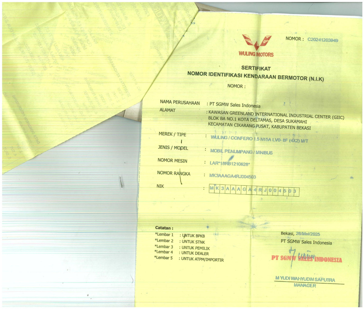 WULING  CONFERO  1.5 (4X2)