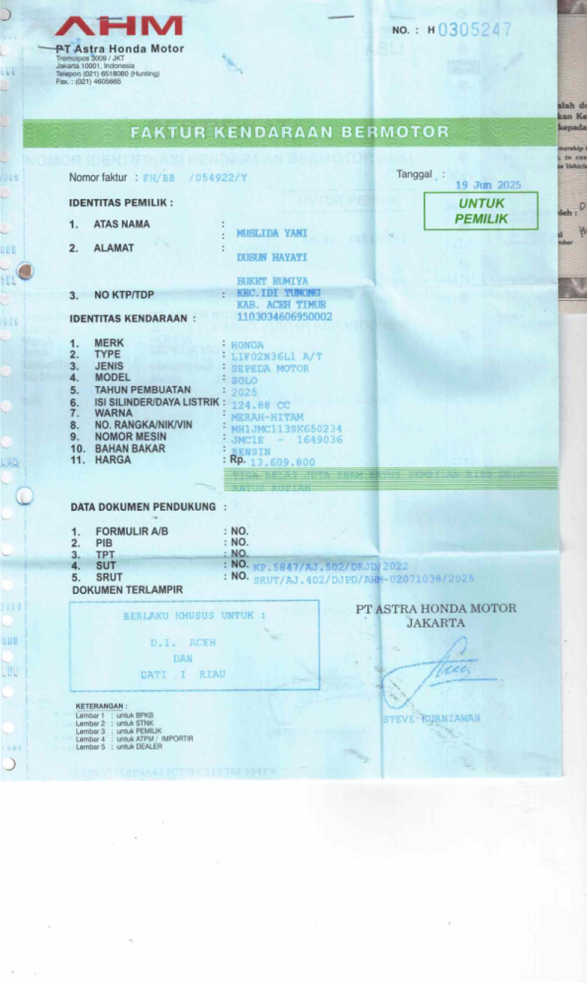 HONDA VARIO 125 eSP CBS