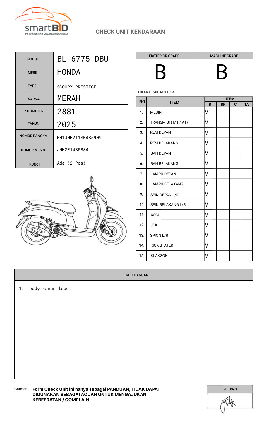 HONDA SCOOPY PRESTIGE