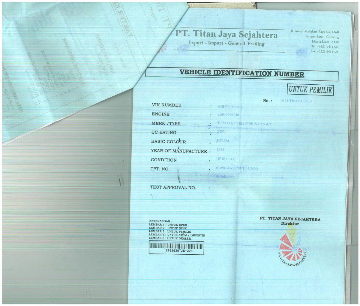 TOYOTA VELLFIRE ZG