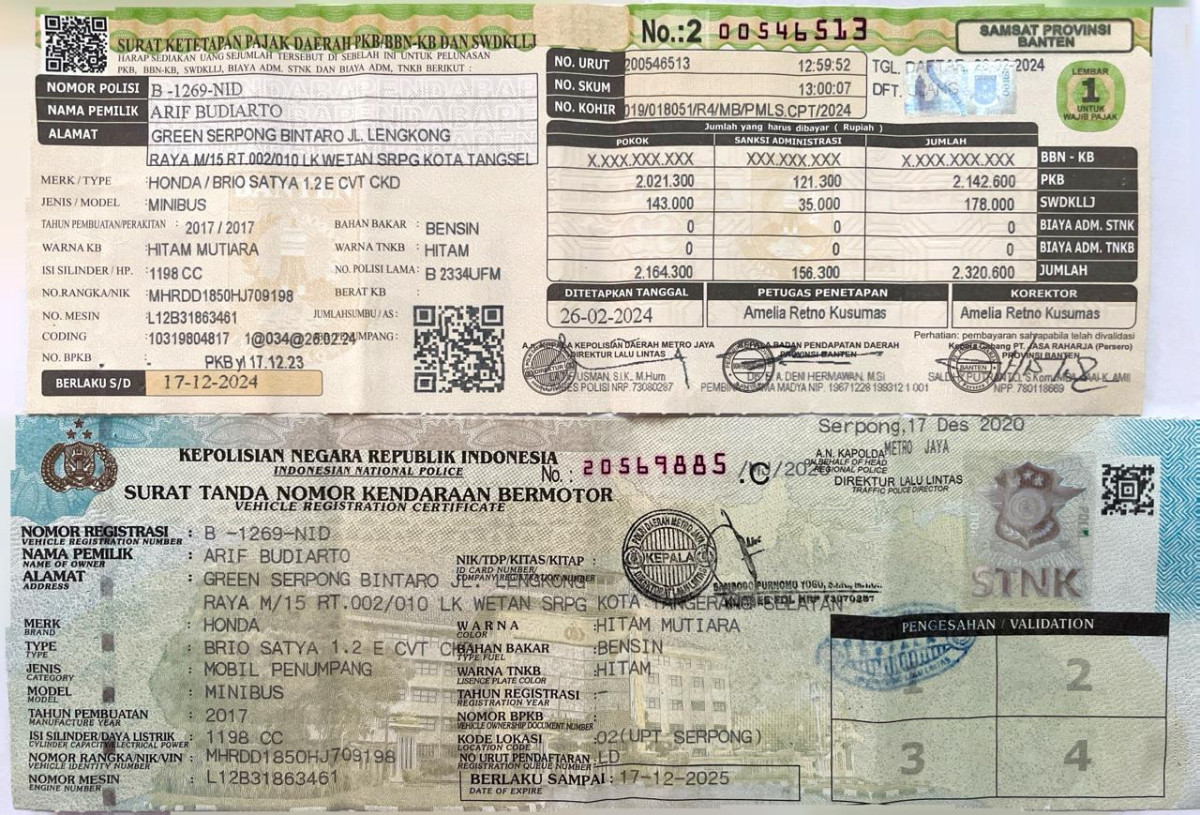 HONDA BRIO SATYA 1.2 E