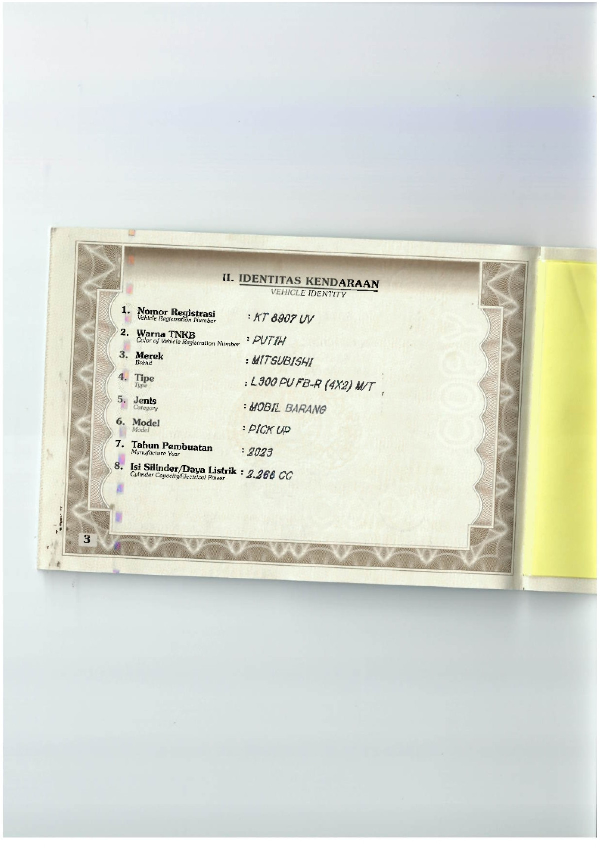 MITSUBISHI L300 PU FB-R (4X2)