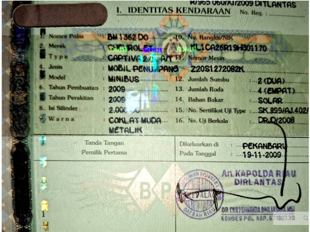 CHEVROLET CAPTIVA 2.0 L