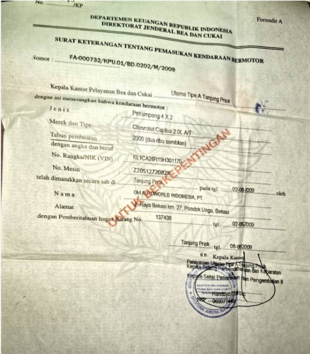 CHEVROLET CAPTIVA 2.0 L