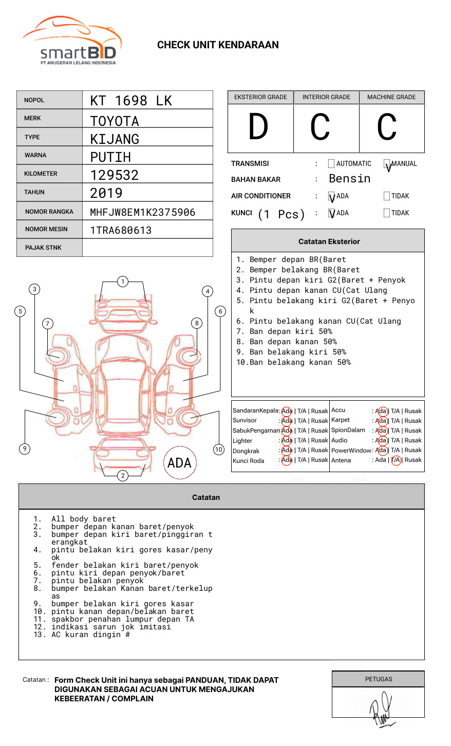 TOYOTA KIJANG INNOVA G