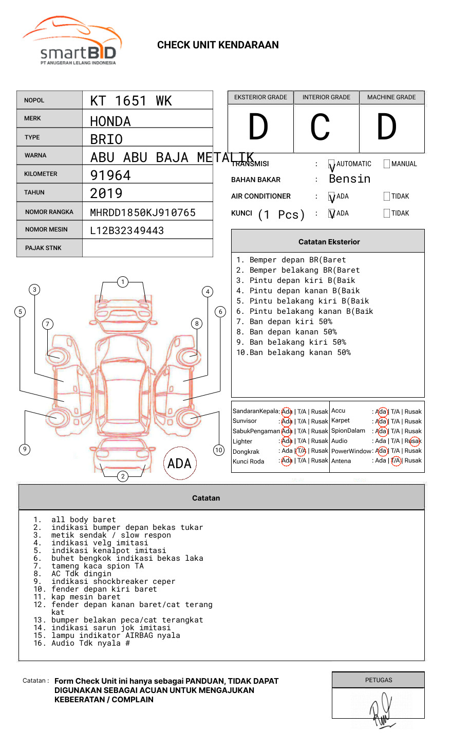 HONDA  BRIO  SATYA 1.2 E