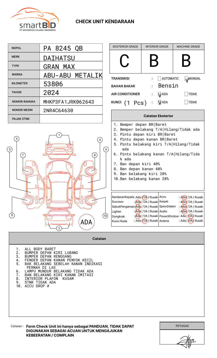 DAIHATSU  GRAN MAX  PICK-UP