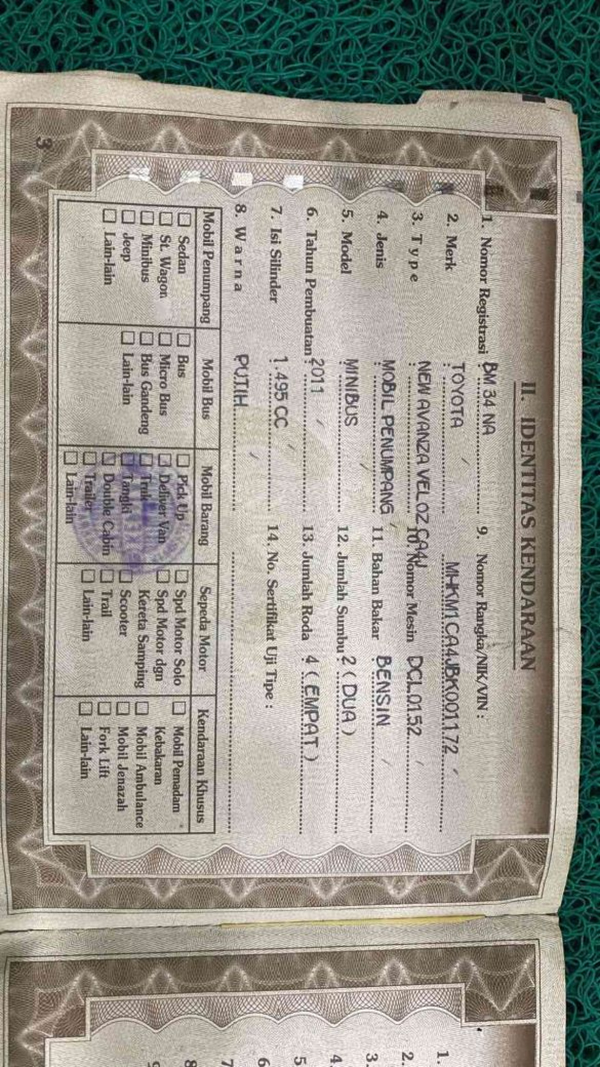 TOYOTA AVANZA AVANZA VELOZ