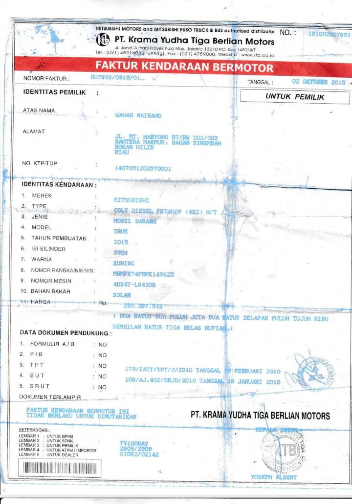 MITSUBISHI  FE  74 HDV